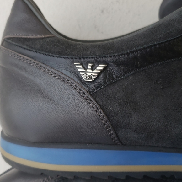 *SOLD*Armani leather men sneakers - Picture 9 of 11